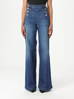 Jeans Twinset in denim di cotone