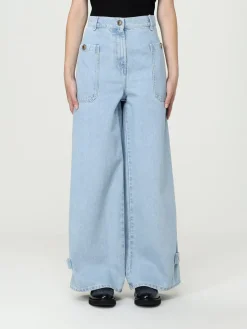 Jeans wide leg Max Mare in denim