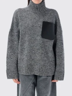 Maglia a dolcevita con toppe e logo Jw Anderson