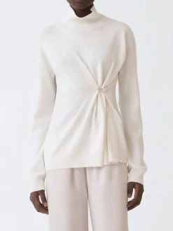 Maglia a dolcevita in lana vergine e cashmere Fabiana Filippi