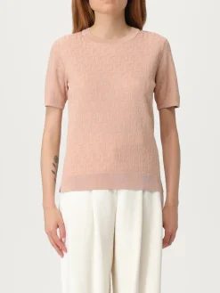 Maglia a girocollo Fendi in misto cotone