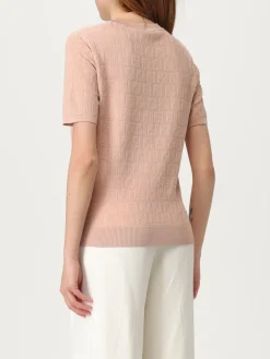 Maglia a girocollo Fendi in misto cotone