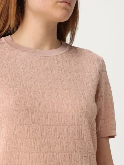 Maglia a girocollo Fendi in misto cotone