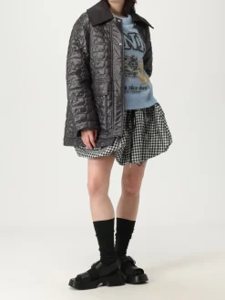 Maglia a girocollo in Alpaca con logo Ganni