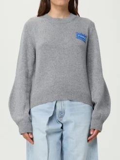 Maglia a girocollo in cashmere con logo Marni