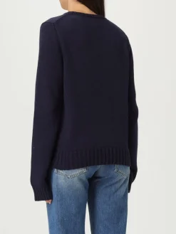 Maglia a girocollo in cotone con Bandiera Polo Ralph Lauren