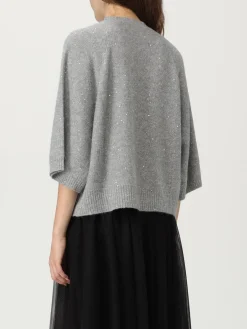 Maglia a girocollo in lana vergine e cashmere Fabiana Filippi