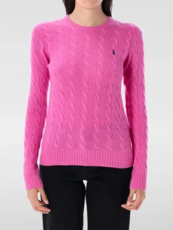 Maglia a girocollo in lana e cashmere con logo ricamato Polo Ralph Lauren