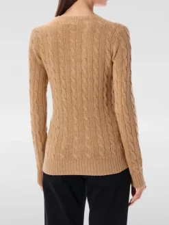 Maglia a girocollo in lana e cashmere con logo ricamato Polo Ralph Lauren