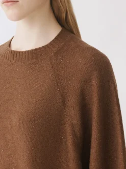 Maglia a girocollo in lana vergine e cashmere Fabiana Filippi