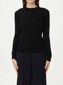 Maglia a girocollo in lana vergine Elisabetta Franchi