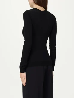 Maglia a girocollo in lana vergine Elisabetta Franchi