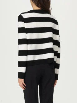 Maglia a girocollo in lana vergine a righe 1951 Max Mara