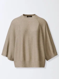 Maglia a girocollo in lana vergine e cashmere Fabiana Filippi