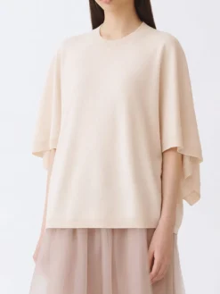 Maglia a girocollo in lana vergine e cashmere Fabiana Filippi