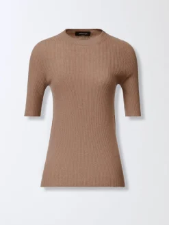 Maglia a girocollo in misto cashmere Fabiana Filippi