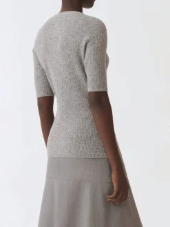 Maglia a girocollo in misto cashmere Fabiana Filippi