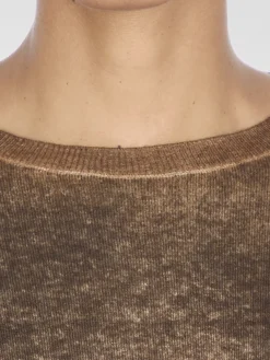 Maglia a girocollo in misto cashmere Avant Toi