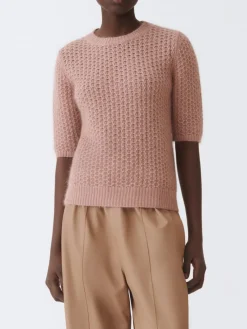 Maglia a girocollo in misto lana vergine Fabiana Filippi