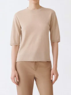 Maglia a girocollo in misto cashmere Fabiana Filippi