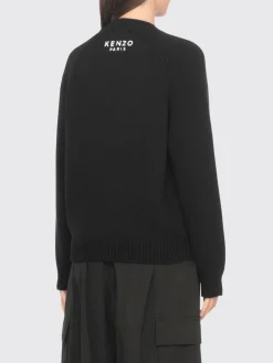 Maglia a girocollo in misto lana con fiore Kenzo