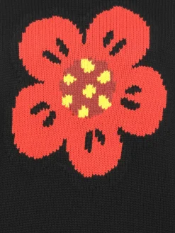 Maglia a girocollo in misto lana con fiore Kenzo