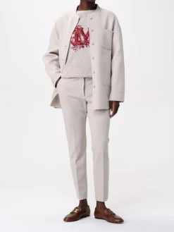 Maglia a girocollo M Max Mara in lana e cashmere