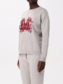 Maglia a girocollo M Max Mara in lana e cashmere