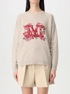 Maglia a girocollo M Max Mara in lana e cashmere