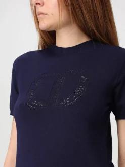 Maglia a girocollo Oval T Twinset