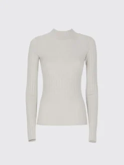 Maglia a lupetto in cotone a coste Brunello Cucinelli