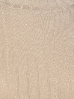 Maglia a lupetto in cotone a coste Brunello Cucinelli