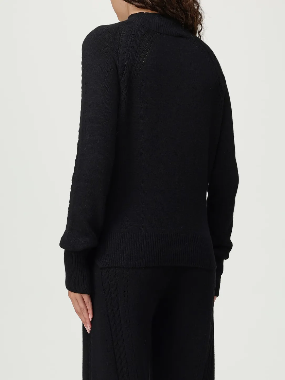 Maglia a Lupetto in lana con inserti in pizzo Ermanno Scervino Life