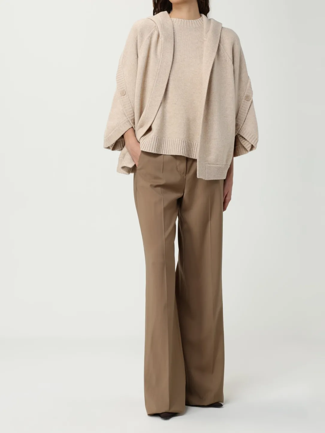 Maglia a tulipano in lana Max Mara