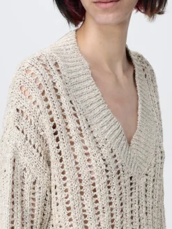 Maglia a v Brunello Cucinelli in misto seta