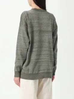 Maglia a v Fabiana Filippi in cotone e lino