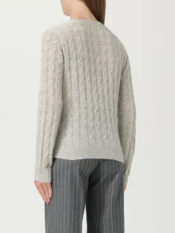 Maglia a v in mohair tricot Brunello Cucinelli