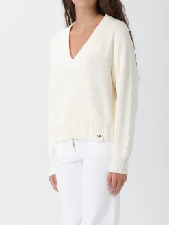 Maglia a v Victoria Victoria Beckham in misto cotone