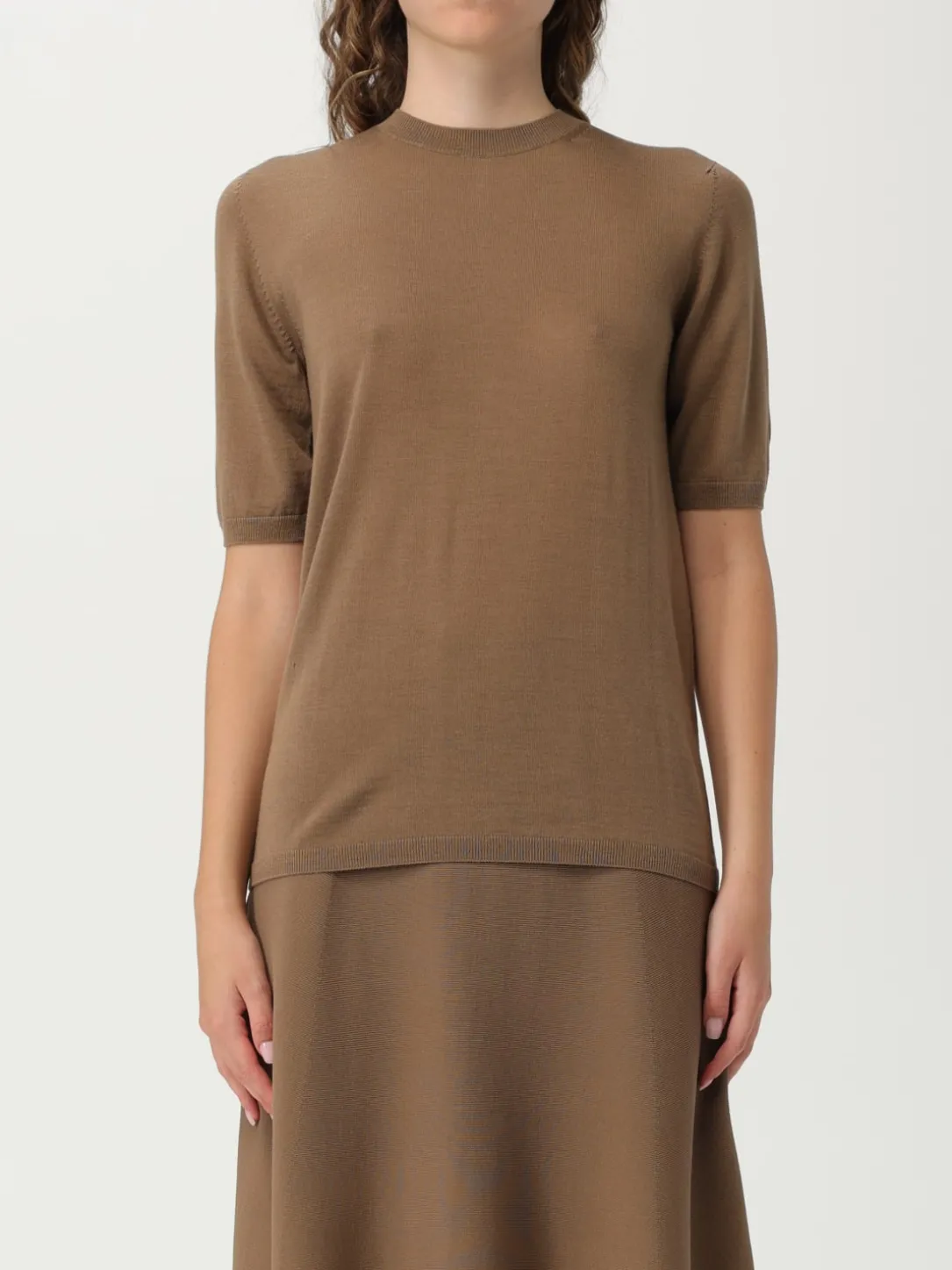 Maglia basic Max Mara in lana vergine