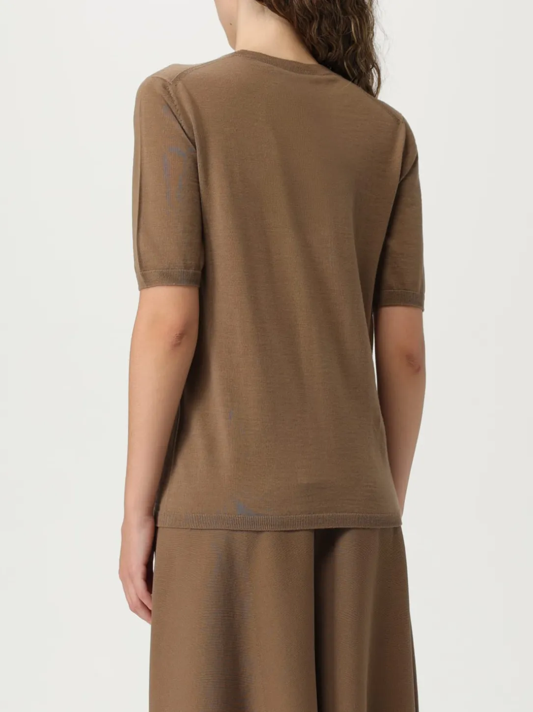 Maglia basic Max Mara in lana vergine