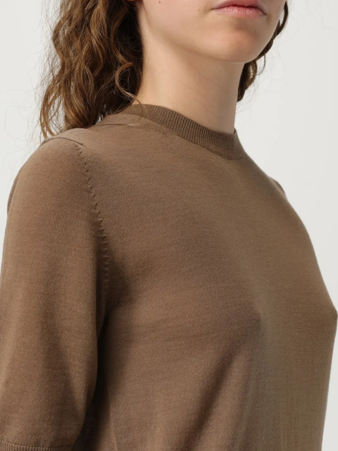 Maglia basic Max Mara in lana vergine