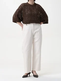 Maglia Brunello Cucinelli in misto seta e lino