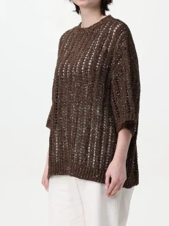 Maglia Brunello Cucinelli in misto seta e lino