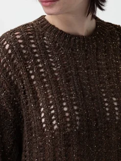 Maglia Brunello Cucinelli in misto seta e lino