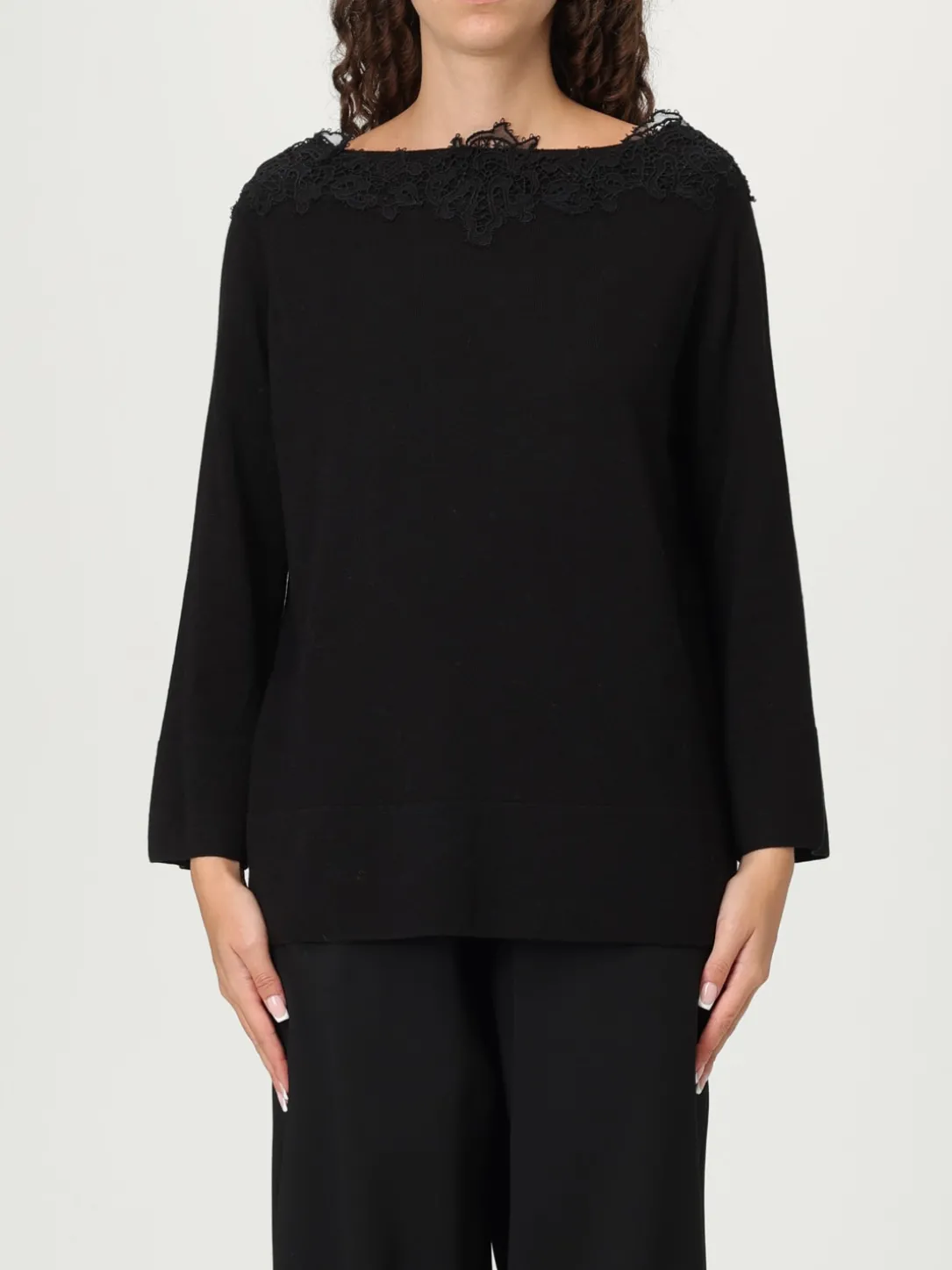 Maglia con inserti in pizzo Ermanno Scervino Life