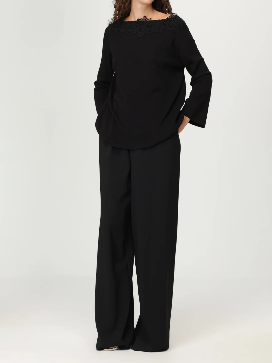 Maglia con inserti in pizzo Ermanno Scervino Life