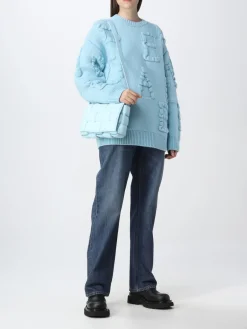 Maglia di lana Bottega Veneta con logo all-over