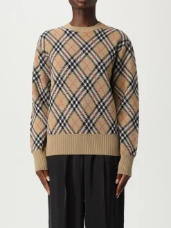 Maglia di lana check Burberry