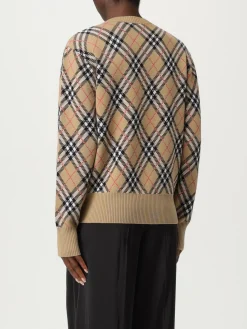 Maglia di lana check Burberry