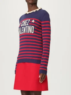 Maglia in cotone a righe Chez Valentino